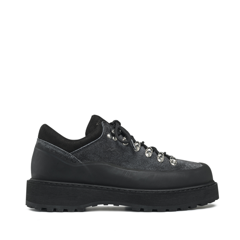 Cornaro Gomma Faded Black Suede M